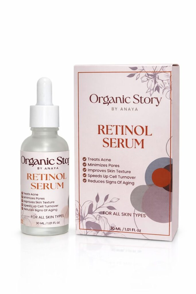 retinol serum by organic story
